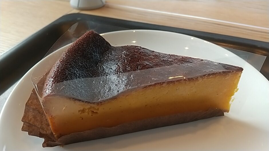 パンプキンのバスクチーズケーキ